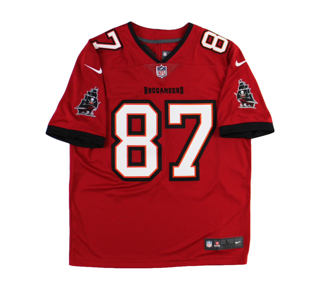 Nike Tampa Bay Buccaneers No87 Rob Gronkowski Red Women's Super Bowl LV Bound Stitched NFL Limited Rush Jersey