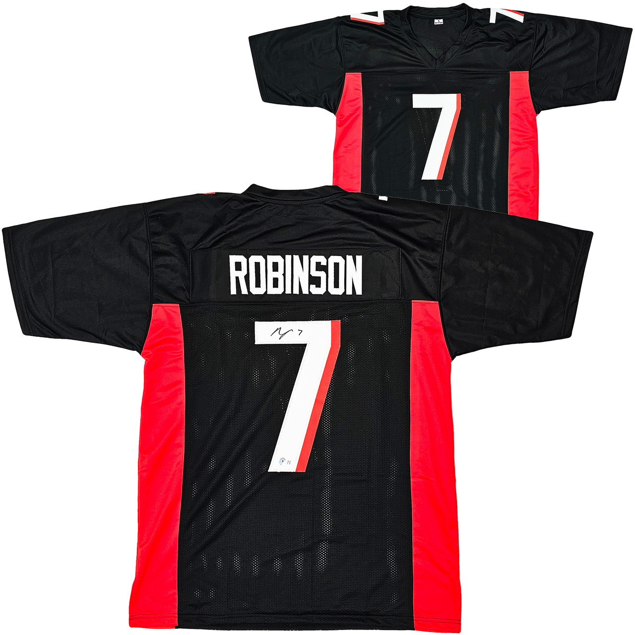 Shop Bijan Robinson Atlanta Falcons Autographed Black Jersey