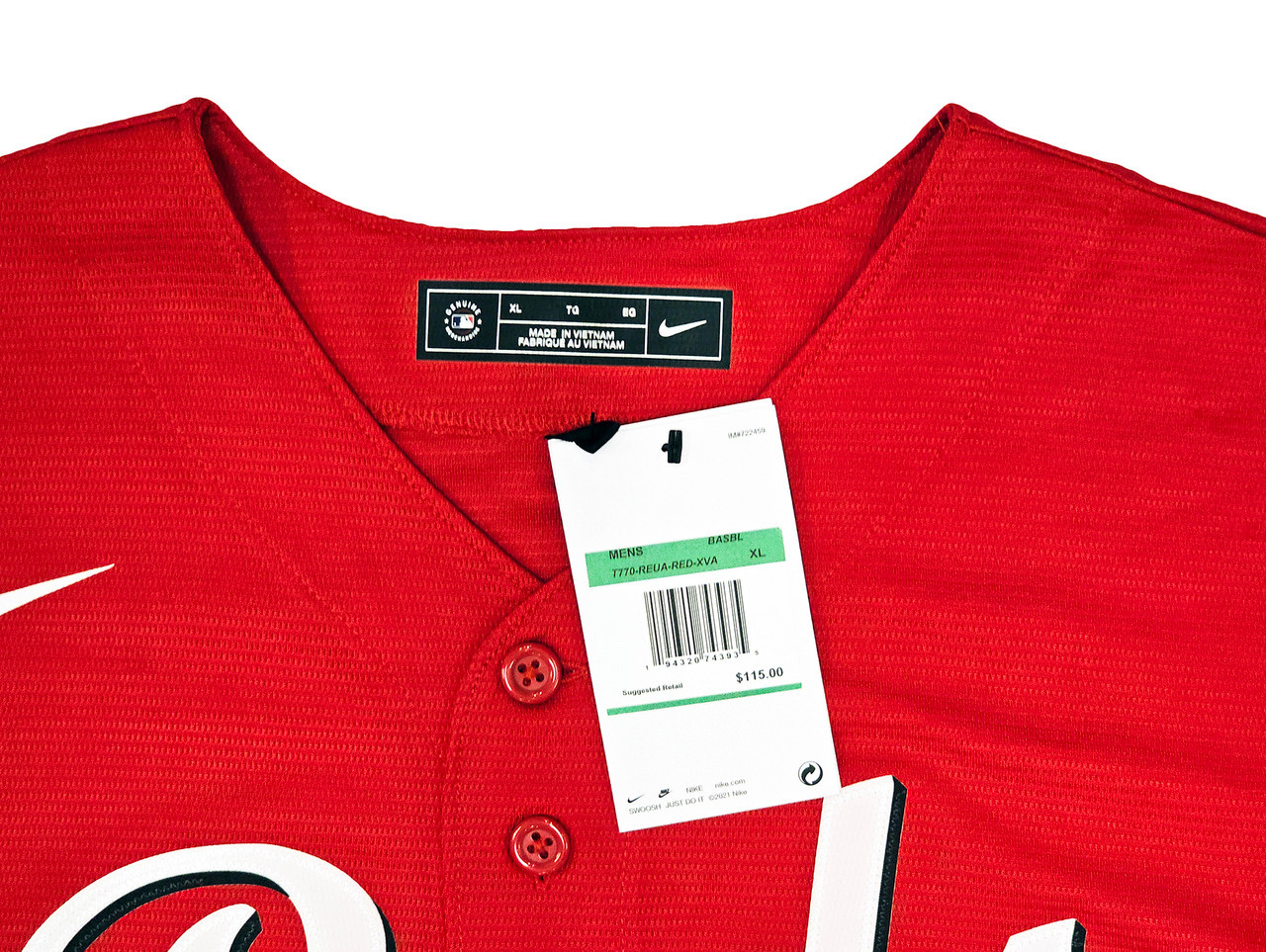 Shop Elly De La Cruz Cincinnati Reds Autographed Autographed Red Nike Jersey  Size XL