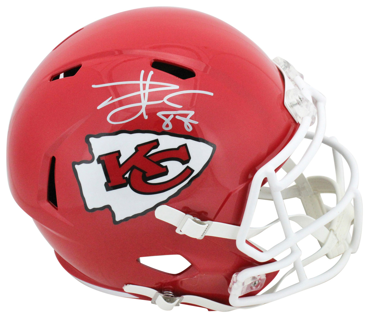 Travis Kelce Autographed and Framed Kansas City Chiefs Jersey