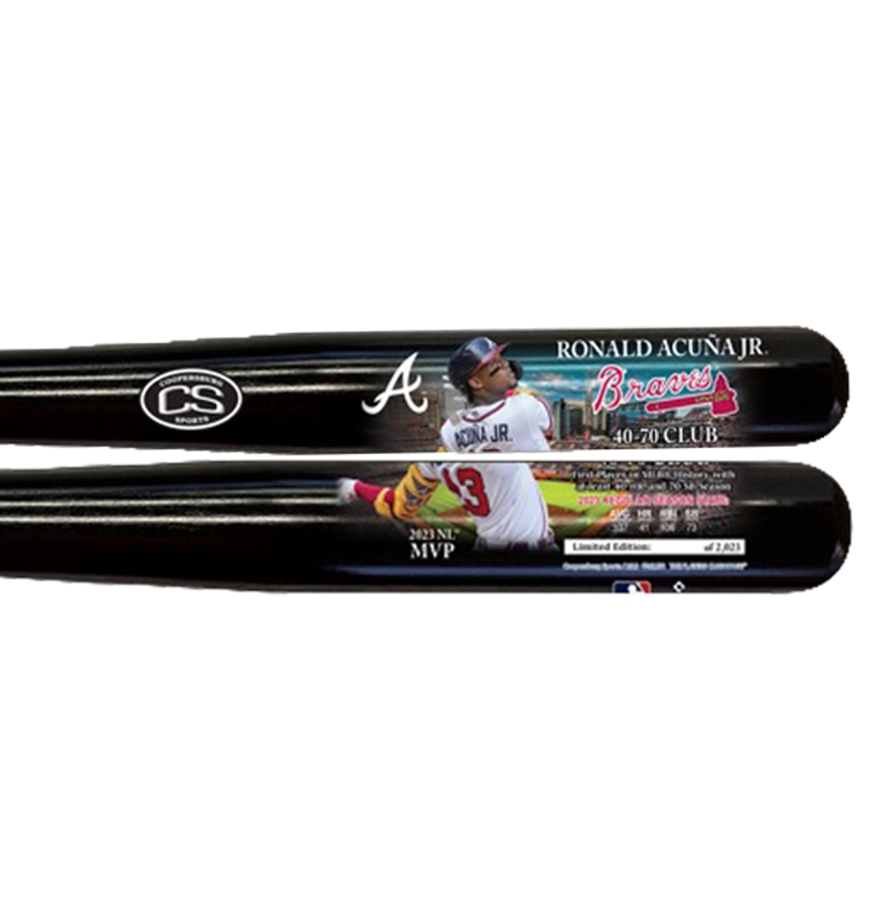 Ronald Acuna Jr. Atlanta Braves Signed Louisville Slugger Game Model Bat