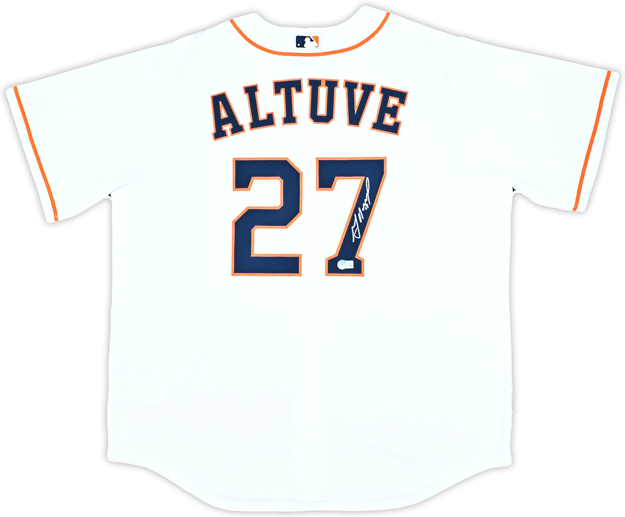 Jose Altuve Houston Astros Autographed White Nike Jersey Size XL
