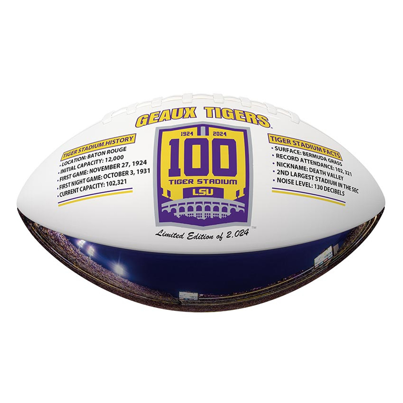 Buy LSU Tigers 100th Anniversary of Tiger Stadium Limited