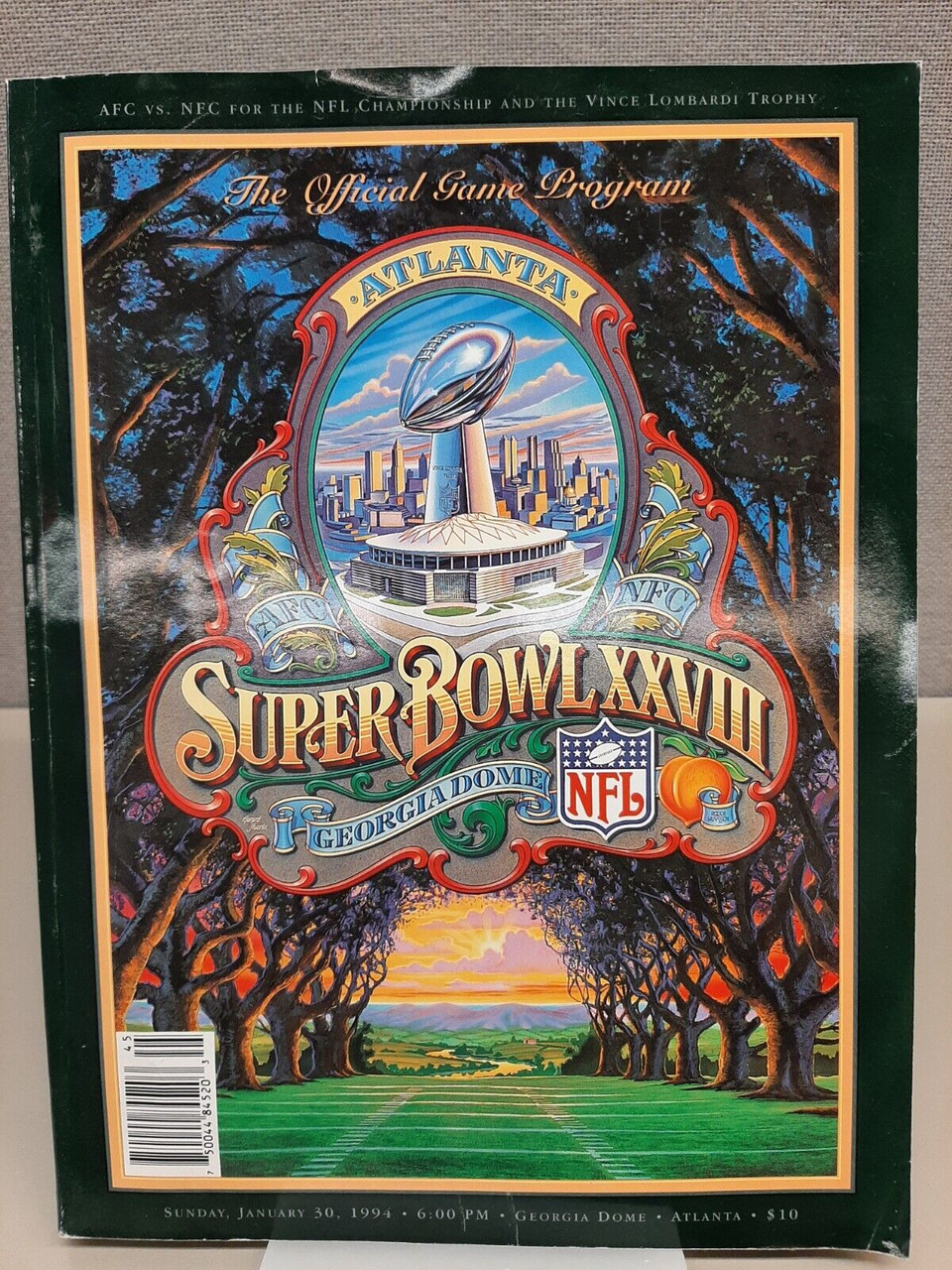 Super Bowl XXVIII Atlanta Official Game Program - Nikco Sports