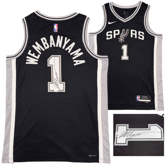Shop Victor Wembanyama San Antonio Spurs Autographed Nike Jersey