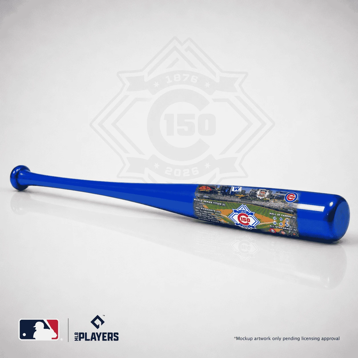 Chicago Cubs 150th Anniversary 34-Inch Bat | Nikco Sports