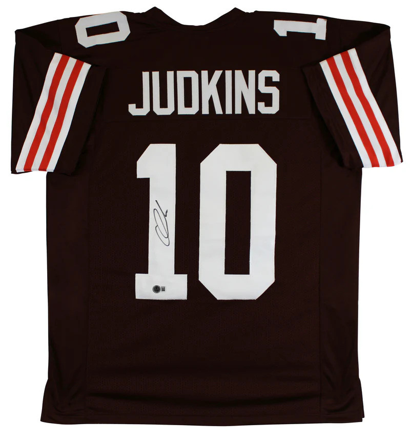 Shop Quinshon Judkins Cleveland Browns Autographed Pro Style Jersey
