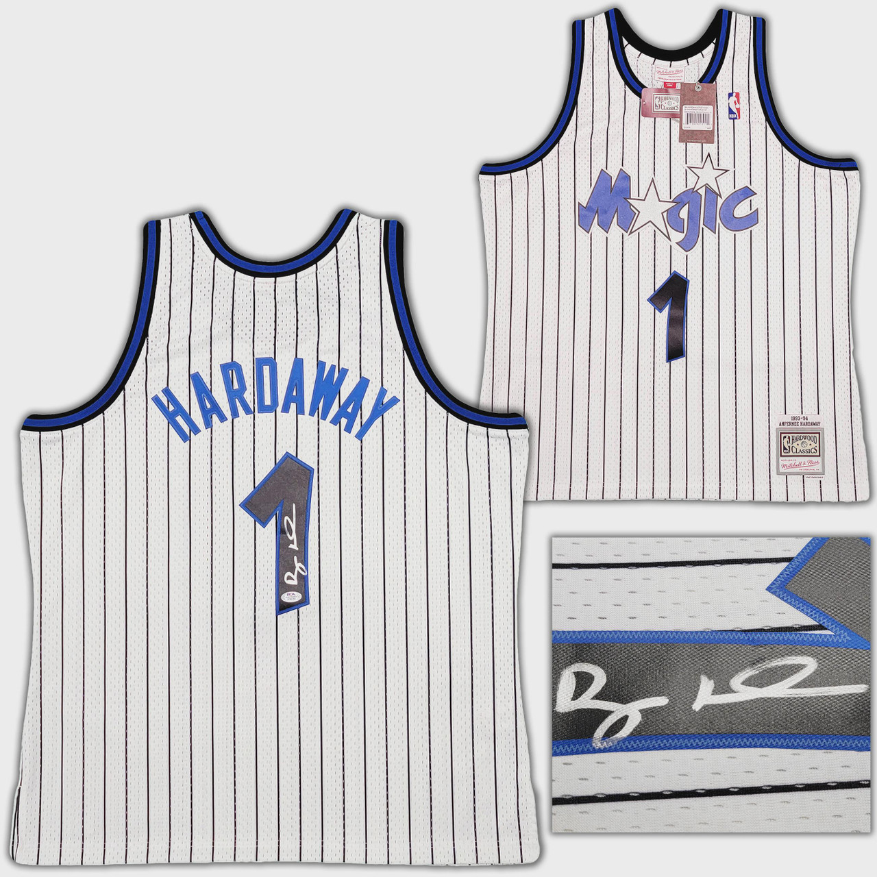 Penny Hardaway Signed Orlando Magic 1993-94 Mitchell Ness Jersey
