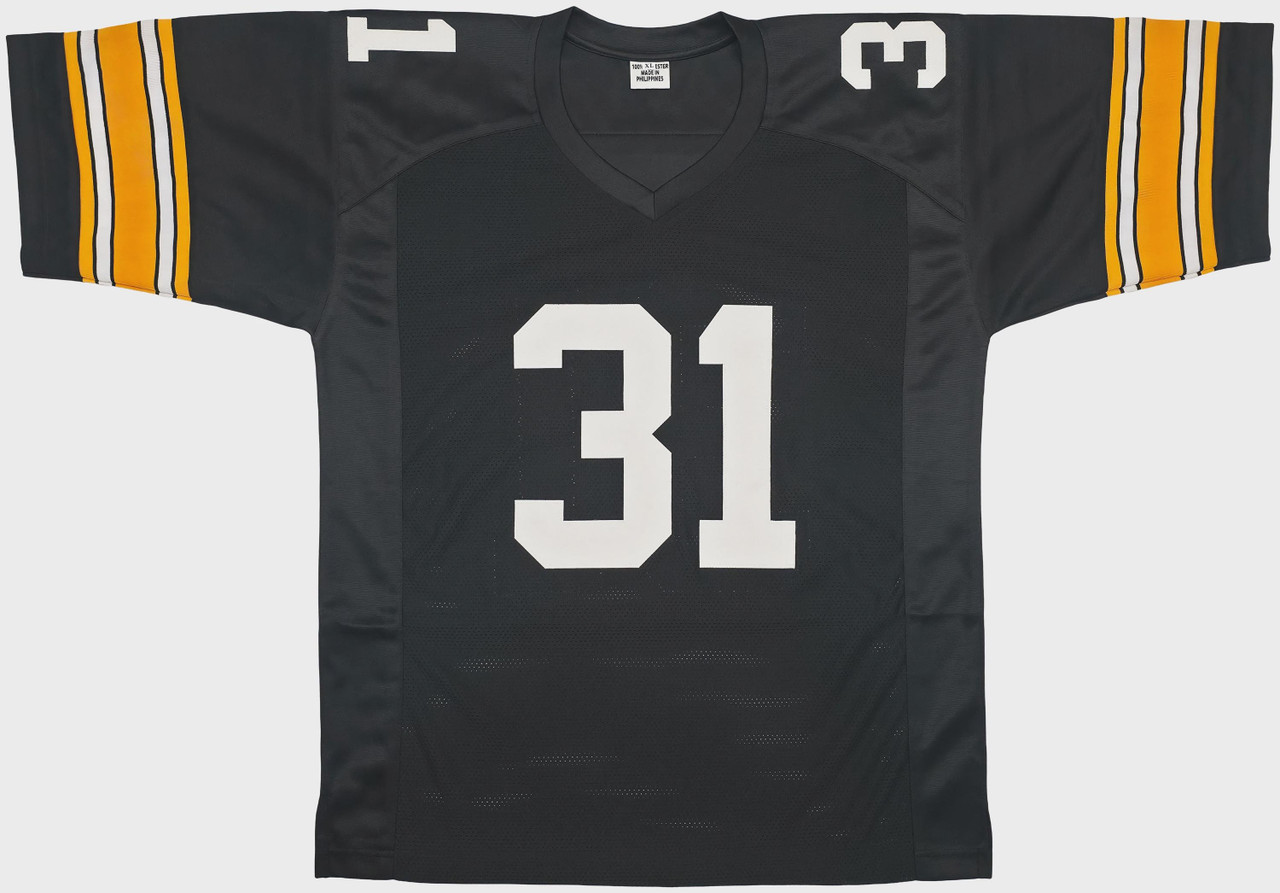 Donnie Shell Signed Pittsburgh Steelers Black Jersey HOF 20