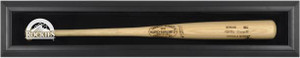 Black Framed MLB Single Bat Rockies Display Case Black Framed MLB Single Bat Rockies Display Case
