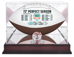 Dolphins Mahogany Football Dolphins Display Case Dolphins Mahogany Football Dolphins Display Case