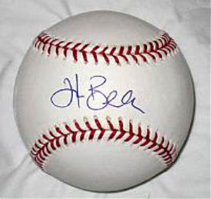 Hank Blalock Autographed Baseball - Texas Rangers MLB Hank Blalock Autographed Baseball - Texas Rangers MLB
