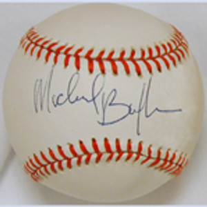 Mike Buffer Autographed Baseball Mike Buffer Autographed Baseball