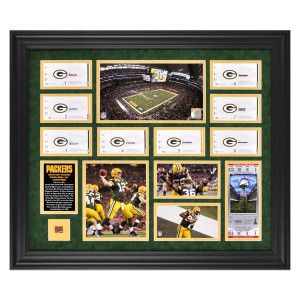 Green Bay Packers Framed Collage - Super Bowl XLV Champions Green Bay Packers Framed Collage - Super Bowl XLV Champions