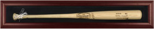 Mahogany Framed MLB Single Bat Dodgers Display Case Mahogany Framed MLB Single Bat Dodgers Display Case