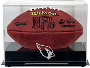 Black Base Football Cardinals Display Case Black Base Football Cardinals Display Case