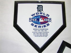 Detroit Tigers 2006 World Series Appearance Mini Home Plate