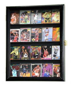 20 Sport Cards Memorabilia Card Display Case Cabinet Holder Wall Rack 98% UV, Lockable 20 Sport Cards Memorabilia Card Display Case Cabinet Holder Wall Rack 98% UV, Lockable