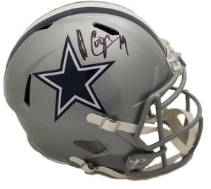 Amari Cooper Autographed Dallas Cowboys Replica Helmet - JSA Authenticated Amari Cooper Autographed Dallas Cowboys Replica Helmet - JSA Authenticated