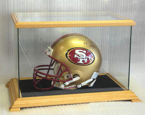 Football Helmet Glass Display Case Football Helmet Glass Display Case