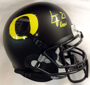 LaMichael James Signed Oregon Ducks Mini Helmet Rookie PSA Auto Autograph OC1 