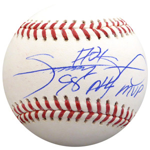 Sammy Sosa Autographed Baseball - Chicago Cubs Rawlings Official MLB 98 NL MVP Beckett BAS