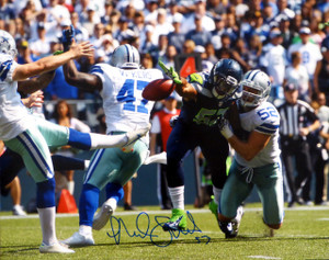 Malcolm Smith Autographed 16x20 Photo - Seattle Seahawks Unlicensed MCS Holo Malcolm Smith Autographed 16x20 Photo - Seattle Seahawks Unlicensed MCS Holo