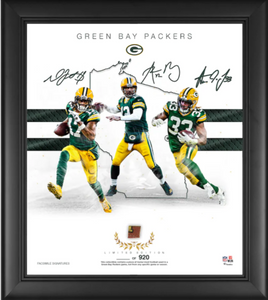 Green Bay Packers Authentic Framed 15" x 17" Franchise Foundations Collage-Limited Edition of 920 Green Bay Packers Authentic Framed 15" x 17" Franchise Foundations Collage-Limited Edition of 920