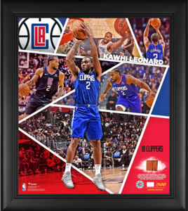 Kawhi Leonard LA Clippers Framed 15" x 17" Impact Player Collage with a Piece of Team-Used Basketball - Limited Edition Kawhi Leonard LA Clippers Framed 15" x 17" Impact Player Collage with a Piece of Team-Used Basketball - Limited Edition