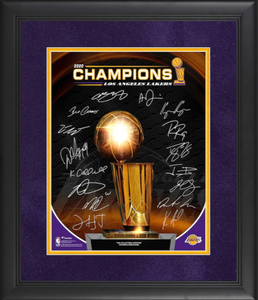 Replica Larry O'Brien Trophy Los Angeles Lakers 2020 NBA Finals Champions  with Sublimated Plate