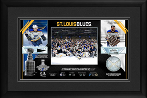 Framed Torey Krug St. Louis Blues Autographed Red Adidas 2020-21