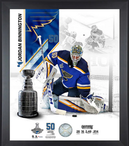 Ryan O'Reilly St. Louis Blues 2019 Stanley Cup Champions Framed 16 x 20 Conn Smythe MVP Collage with A Piece of Game-Used Net from The Final 