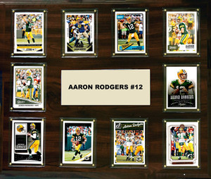 Aaron Rodgers Green Bay Packers Career Stat 9 Cards Plaque 15 X 18 Aaron Rodgers Green Bay Packers Career Stat 9 Cards Plaque 15 X 18