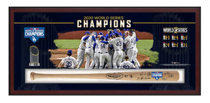 Clayton Kershaw Los Angeles Dodgers Framed Autographed 2020 MLB World  Series Champions Nike White Replica World Series Logo Jersey Collage