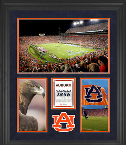 Auburn Tigers Framed 20" x 24" Jordan-Hare Stadium 3-Opening Collage Auburn Tigers Framed 20" x 24" Jordan-Hare Stadium 3-Opening Collage