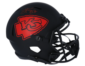Travis Kelce Kansas City Chiefs Signed Riddell Eclipse Alternate Speed Replica Helmet Travis Kelce Kansas City Chiefs Signed Riddell Eclipse Alternate Speed Replica Helmet