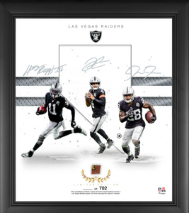  Framed Bo Jackson Las Vegas Raiders Autographed Black