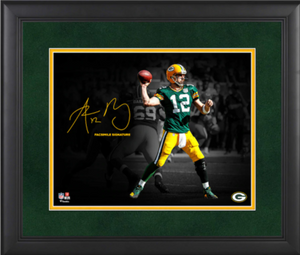 Aaron Rodgers Green Bay Packers Framed Spotlight Photograph Aaron Rodgers Green Bay Packers Framed Spotlight Photograph