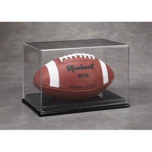 Acrylic Full Size Football Display Case -Chiefs Acrylic Full Size Football Display Case -Chiefs