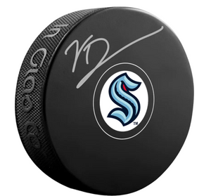 Vince Dunn Seattle Kraken Signed Hockey Puck Vince Dunn Seattle Kraken Signed Hockey Puck
