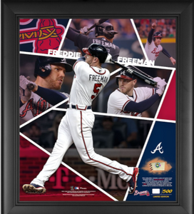 Atlanta Braves #5 Freddie Freeman 2021 Gray World Series Flex Base