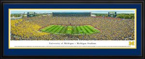 Michigan Wolverines Big House Panoramic Picture - Michigan Stadium Michigan Wolverines Big House Panoramic Picture - Michigan Stadium