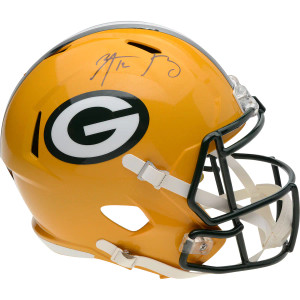 Aaron Rodgers Green Bay Packers Signed Riddell Speed Replica Helmet Aaron Rodgers Green Bay Packers Signed Riddell Speed Replica Helmet
