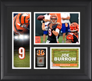 Joe Burrow Cincinnati Bengals Deluxe Framed Autographed Black Nike Gam –  Super Sports Center