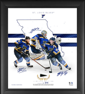 NIB Men's Official NHL St. Louis Blues Tri-Fold Handcrafted