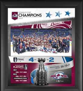 Colorado Avalanche 2022 Stanley Cup Champions Framed Collage Colorado Avalanche 2022 Stanley Cup Champions Framed Collage