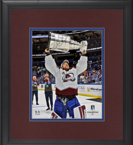 Darcy Kuemper Colorado Avalanche Autographed Framed 2022 Stanley Cup Champions 8" x 10" Raising Cup Photograph Darcy Kuemper Colorado Avalanche Autographed Framed 2022 Stanley Cup Champions 8" x 10" Raising Cup Photograph