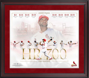 Albert Pujols St. Louis Cardinals Fanatics Authentic Autographed Baseball  with 01 NL ROY Inscription