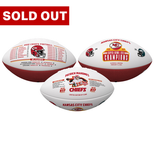 Kansas City Chiefs Super Bowl LVII Football Limited Edition Exclusive Kansas City Chiefs Super Bowl LVII Football Limited Edition Exclusive