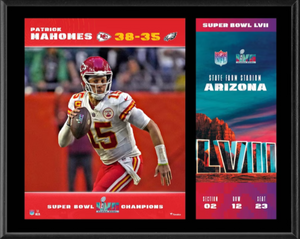 San Francisco 49ers vs. Cincinnati Bengals Super Bowl XVI 10.5 x 13  Sublimated Plaque